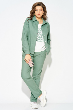 Брюки, джемпер, бомбер Fita 40113 зеленый - фото 1