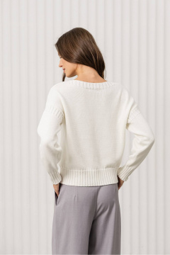 Джемпер Romgil РВ0371-ХЛ2 молочный - фото 2