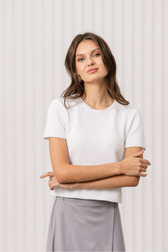 Джемпер Romgil РВ0376-ХЛ2 белый - фото 4