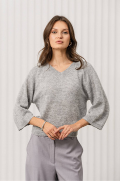 Джемпер Romgil РВ0381-АК2 светло-серый - фото 5