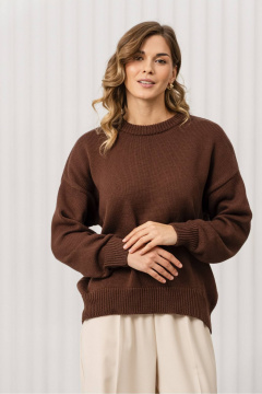 Джемпер Romgil РВ0406-ХЛ2 шоколадный - фото 3