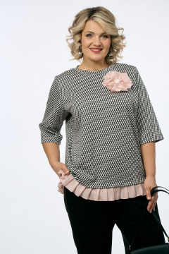 Брюки, джемпер OVERYOU М237 мультиколор_с_черным - фото 2