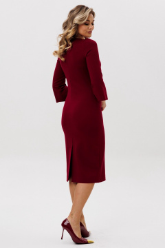 Платье Faufilure C1826 бордо - фото 3