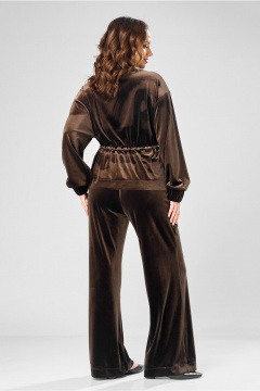 Брюки, джемпер Ольга Стиль С-999 коричневый - фото 5