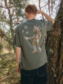 Футболка Mark Formelle 111858/24-3539П-0 чайный_лист_печать_1_сл_на_пол_2_сл_на_спинке_1сл_вн - фото 2