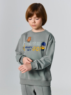 Брюки, джемпер Mark Formelle 393326/25-39247П-7 водяная_лилия_печать_3_сл_на_пол_2_сл_на_пол_3_сл_н - фото 1