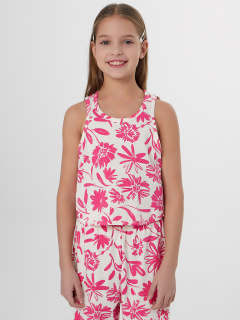 Брюки, топ Mark Formelle 397723/25-39432П-0 розовые_цветы_на_молочном - фото 1