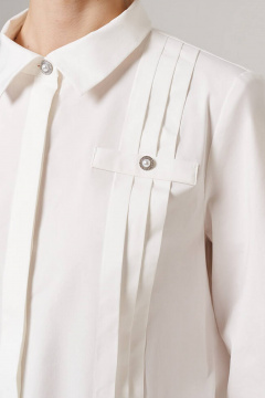 Блуза Nelva 23158 молочный - фото 4