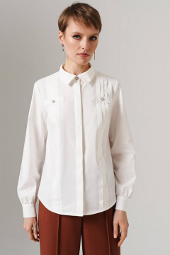 Блуза Nelva 23158 молочный - фото 1