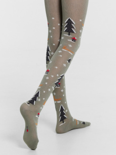 Колготки Mark Formelle 700K-3005/B2-24700K оливка_рис.3005 - фото 2