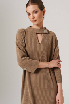 Платье Nelva 51635 капучино - фото 3