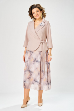 Платье Bonna Image 922-1/7 бежевый - фото 2