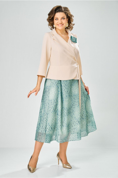 Платье Bonna Image 922-1/9  бежевый - фото 3