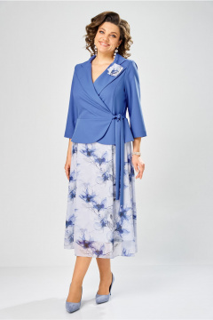 Платье Bonna Image 922-1/14 голубой - фото 2
