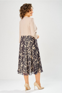 Платье Bonna Image 954-1/3 бежевый - фото 5