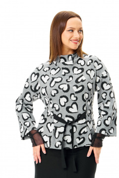 Джемпер, манжеты T&N 7724 сердечки - фото 1