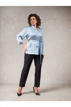 Блуза Erika С-149-2 голубой - фото 5