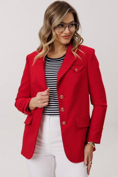 Брюки, жакет, топ Мода Юрс 26-2891 красный - фото 3