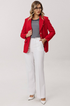 Брюки, жакет, топ Мода Юрс 26-2891 красный - фото 1