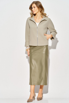 Юбка Laikony L-924 шалфей - фото 2