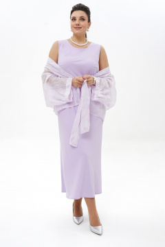 Блуза, платье Alani Collection 2429 лаванда - фото 3