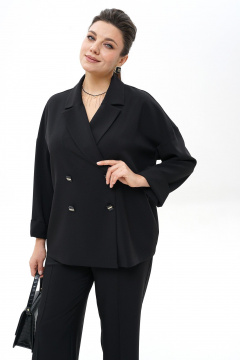 Брюки, жакет Alani Collection 2437 черный - фото 4