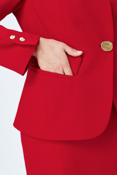 Жакет, юбка Alani Collection 2490 красный - фото 3
