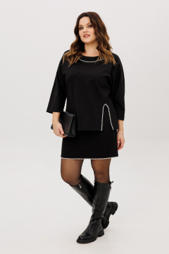 Блуза, юбка ANIDEN 6127-1 черный - фото 1