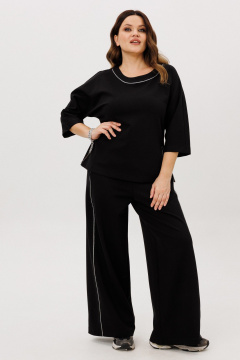 Блуза, брюки ANIDEN 6117-1 черный - фото 2