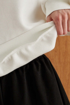 Свитшот 10DENCY 23621 молочный - фото 5