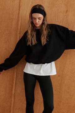 Свитшот 10DENCY 23621 черный - фото 1