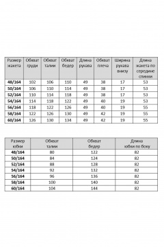 Жакет, юбка Karina deLux M-1418 серо-бежевый - фото 5