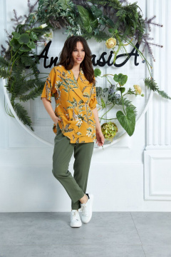 Anastasia 635 горчица,хаки