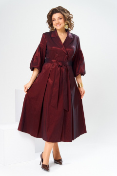 Платье Romanovich Style 1-2837 бордовый-1 - фото 5