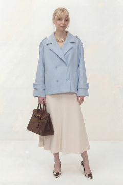 Полупальто Lokka 1838 голубой - фото 3