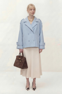 Полупальто Lokka 1838 голубой - фото 2