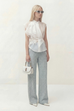 Блуза Lokka 1844 белый - фото 5