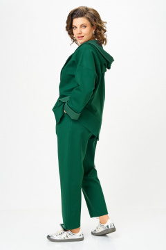 Брюки, жакет Michel chic 1437/1 глубокий_изумруд - фото 4