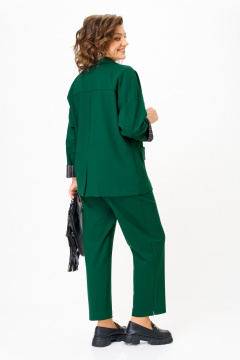 Брюки, жакет Michel chic 1437 изумруд - фото 4