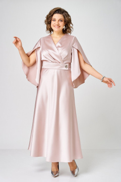 Платье ANASTASIA MAK 1309 розовый - фото 2