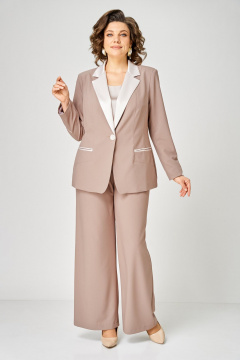 Брюки, жакет ANASTASIA MAK 1314 капучино - фото 1