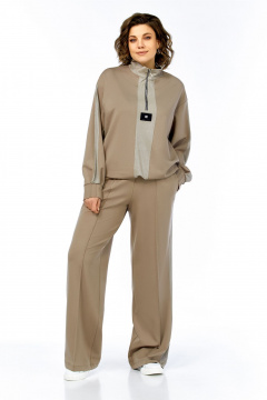 Брюки, джемпер Ольга Стиль С-1001 олива - фото 5