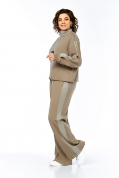 Брюки, джемпер Ольга Стиль С-1001 олива - фото 2