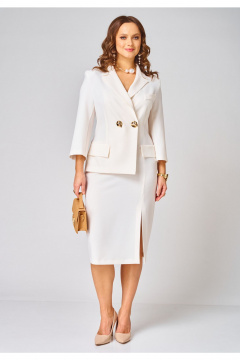 Платье Твой имидж 2318 молочный - фото 5