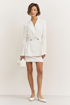 Жакет, юбка RINKA 1489/2 белый - фото 1