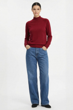 Демисезонный свитер с рукавом реглан и ластичным воротником Полесье С3316-15 5С1754-Д43 170,176 георгин - фото 3