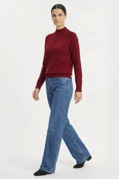 Демисезонный свитер с рукавом реглан и ластичным воротником Полесье С3316-15 5С1754-Д43 170,176 георгин - фото 2