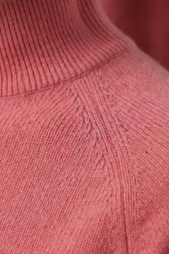 Свитер прямого силуэта с регланом двойная стойка демисезон Полесье С3316-15 5С1754-Д43 158,164 десерт_17-1927 - фото 5