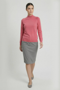 Свитер прямого силуэта с регланом двойная стойка демисезон Полесье С3316-15 5С1754-Д43 170,176 десерт_17-1927 - фото 2