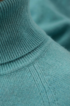 Свитер реглан из трикотажа с высоким воротником для демисезона Полесье С3433-17 7С1582-Д43 158,164 порселайн - фото 5